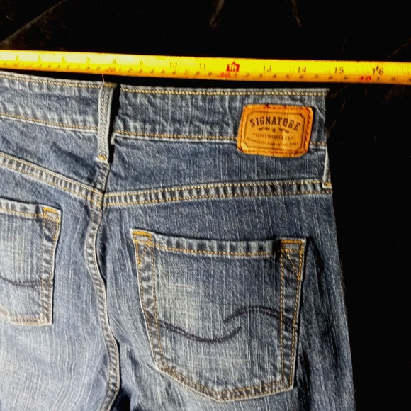 111 Levi Jeans size 10 misses pockets zipper button shipping Denim boot cut - Picture 11 of 14